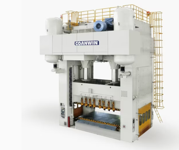 Closed type four point eccentric large gear press